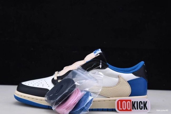 Reps TBkick x Jordan Retro Design Fragment Low 1 DM7866-140 x Travis Scott Air 0822